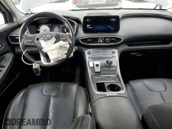 2021 Hyundai Santa Fe SEL with VIN 5NMS3DAJ3MH364210, listed as a Copart auction lot 64785765 with 48,552 mi miles and Salvage title. Bid and sale history available at DreamBid. Image 8.