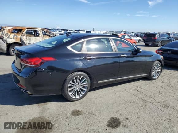 2016 Hyundai Genesis 3.8L с VIN KMHGN4JE9GU141973, выставлен на аукционе Copart как лот 84970855 с пробегом 114 518 миль миль и Списание • Salvage title. История ставок и продаж доступна на DreamBid. Изображение 3.