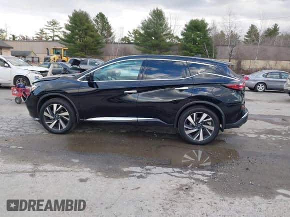 2023 Nissan Murano SL with VIN 5N1AZ2CS9PC106843, listed as a IAAI auction lot 40943148 with 44,513 mi miles and . Bid and sale history available at DreamBid. Image 14.