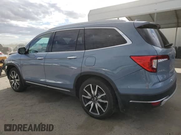 2022 Honda Pilot Touring 8-Passenger with VIN 5FNYF5H93NB015893, listed as a Copart auction lot 48508385 with 35,975 mi miles and Salvage title. Bid and sale history available at DreamBid. Image 2.