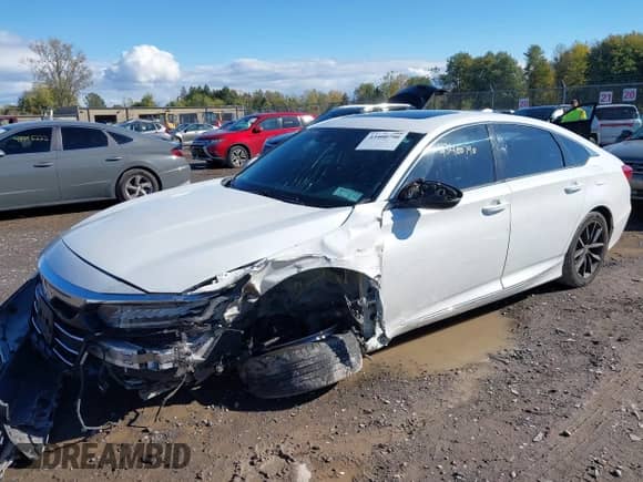 2021 Honda Accord EX-L z VIN 1HGCV1F51MA058370, wystawiony jako IAAI lot #43400790 z przebiegiem 75 117 mil mil oraz . Historia ofert i sprzedaży dostępna na DreamBid. Obrazek 2.