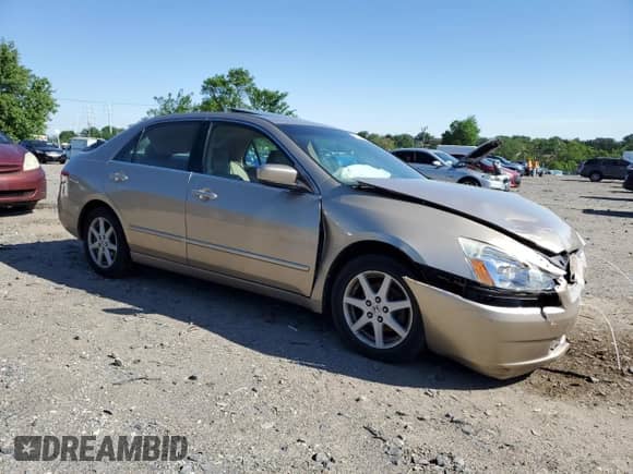 2004 Honda Accord EX with VIN 1HGCM66864A006453, listed as a Copart auction lot 57224465 with 196,478 mi miles and Salvage title. Bid and sale history available at DreamBid. Image 4.