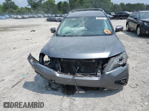 2018 Nissan Pathfinder Platinum with VIN 5N1DR2MM5JC642113, listed as a Copart auction lot 59634565 with 92,274 mi miles and Salvage title. Bid and sale history available at DreamBid. Image 5.