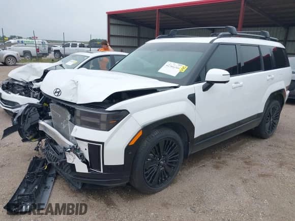 2025 Hyundai Santa Fe Calligraphy with VIN 5NMP5DG1XSH031653, listed as a IAAI auction lot 42960360 with 11,038 mi miles and . Bid and sale history available at DreamBid. Image 2.