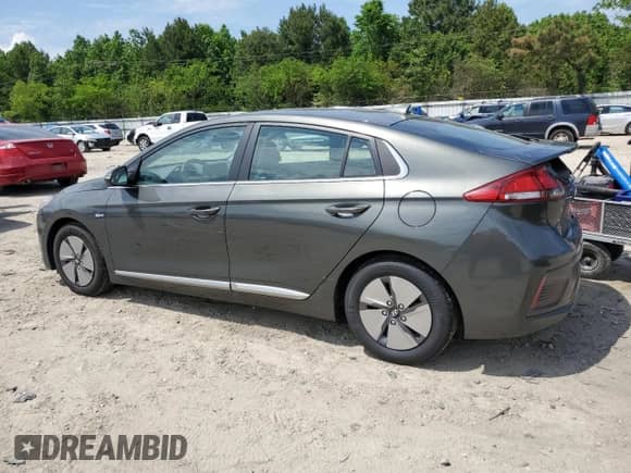 2020 Hyundai Ioniq SE with VIN KMHC75LC1LU242185, listed as a Copart auction lot 54245525 with 102,600 mi miles and Salvage title. Bid and sale history available at DreamBid. Image 2.
