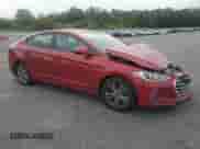 2017 Hyundai Elantra Value Edition with VIN KMHD84LF5HU237455, listed as a Copart auction lot 68857545 with 127,583 mi miles and Salvage title. Bid and sale history available at DreamBid. Image 4.