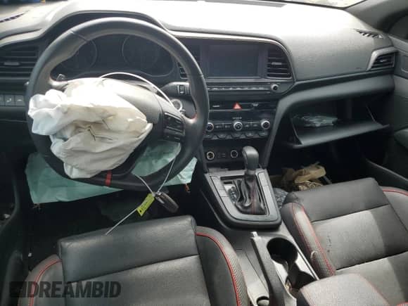 2020 Hyundai Elantra Sport with VIN KMHD04LB5LU060077, listed as a Copart auction lot 44979315 with 111,225 mi miles and Non repairable. Bid and sale history available at DreamBid. Image 8.