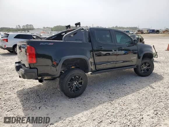 2020 Chevrolet Colorado 4WD ZR2 with VIN 1GCGTEEN2L1239152, listed as a Copart auction lot 56745295 with 25,304 mi miles and Salvage title. Bid and sale history available at DreamBid. Image 3.
