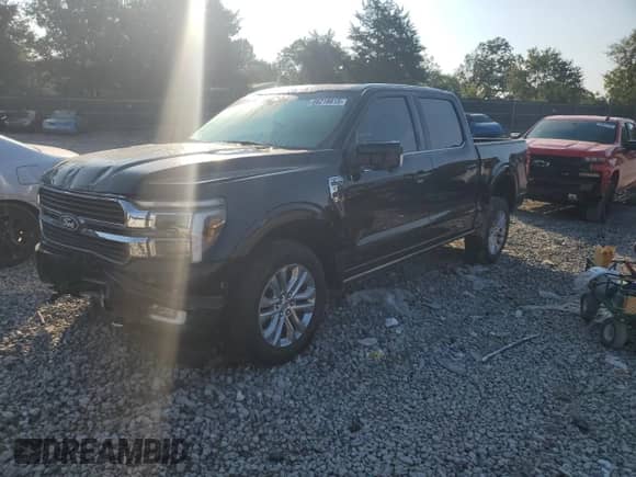 2024 Ford F-150 King Ranch с VIN 1FTFW6L81RFA64507, выставлен на аукционе Copart как лот 66218615 с пробегом 25 246 миль миль и Списание • Salvage title. История ставок и продаж доступна на DreamBid. Изображение 1.