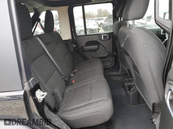 2022 Jeep Wrangler Unlimited Sport with VIN 1C4HJXDN4NW144864, listed as a Copart auction lot 81532584 with 34,830 mi miles and Salvage title. Bid and sale history available at DreamBid. Image 11.