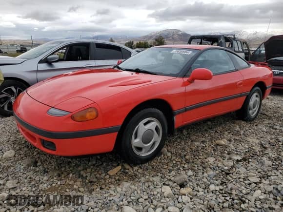 1991 Dodge Stealth with VIN JB3XD44S6MY006996, listed as a Copart auction lot 76830984 with 109,520 mi miles and Salvage title. Bid and sale history available at DreamBid. Image 1.