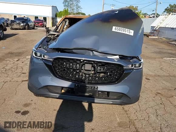2022 Mazda CX-5 S Carbon Edition with VIN JM3KFBCM8N0646418, listed as a Copart auction lot 65809515 with Not provided miles and Non repairable. Bid and sale history available at DreamBid. Image 12.