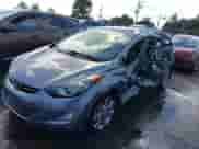 2013 Hyundai Elantra GLS with VIN KMHDH4AE9DU919257, listed as a IAAI auction lot 43386695 with Not provided miles and . Bid and sale history available at DreamBid. Image 17.