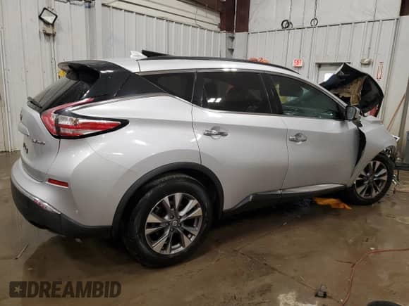 2017 Nissan Murano SL z VIN 5N1AZ2MH2HN114954, wystawiony jako Copart lot #64453925 z przebiegiem 87 309 mil mil oraz Nie do naprawy • Non repairable. Historia ofert i sprzedaży dostępna na DreamBid. Obrazek 3.