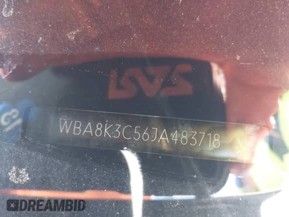 2018 BMW 3 Series 330i xDrive with VIN WBA8K3C56JA483718, listed as a IAAI auction lot 42127605 with 93,852 mi miles and . Bid and sale history available at DreamBid. Image 17.