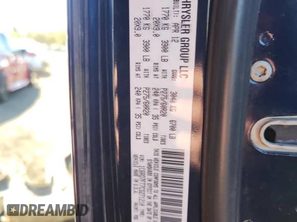 2012 Ram 1500 Express z VIN 1C6RD7FT7CS271210, wystawiony jako Copart lot #86868275 z przebiegiem 203 207 mil mil oraz Szkoda całkowita • Salvage title. Historia ofert i sprzedaży dostępna na DreamBid. Obrazek 12.