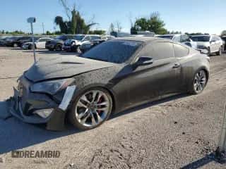 2013 Hyundai Genesis Coupe Track с VIN KMHHU6KJ0DU103199, выставлен на аукционе Copart как лот 71637134 с пробегом 54 837 миль миль и Списание • Salvage title. История ставок и продаж доступна на DreamBid. Изображение 1.