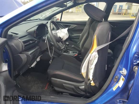 2023 Subaru WRX Premium с VIN JF1VBAF67P9801179, выставлен на аукционе Copart как лот 81262745 с пробегом 27 804 миль миль и Списание • Salvage title. История ставок и продаж доступна на DreamBid. Изображение 7.