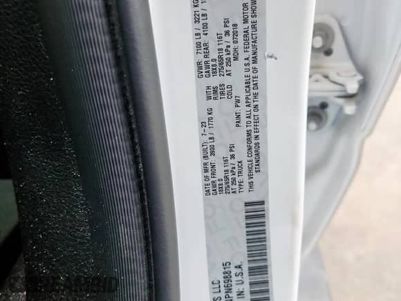 2023 Ram 1500 Lone Star with VIN 1C6SRFFT4PN698815, listed as a Copart auction lot 70471535 with 33,439 mi miles and Salvage title. Bid and sale history available at DreamBid. Image 12.