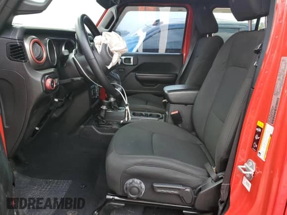 2021 Jeep Wrangler Unlimited Sport Altitude with VIN 1C4HJXDN7MW622869, listed as a Copart auction lot 47247915 with 37,770 mi miles and Non repairable. Bid and sale history available at DreamBid. Image 7.