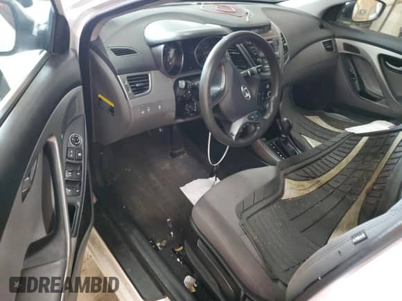 2015 Hyundai Elantra SE with VIN 5NPDH4AE9FH614181, listed as a Copart auction lot 81506895 with Not provided miles and Salvage title. Bid and sale history available at DreamBid. Image 8.