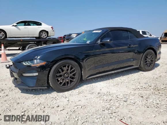 2018 Ford Mustang EcoBoost Premium with VIN 1FATP8UH2J5137975, listed as a Copart auction lot 71727855 with 85,888 mi miles and Salvage title. Bid and sale history available at DreamBid. Image 1.