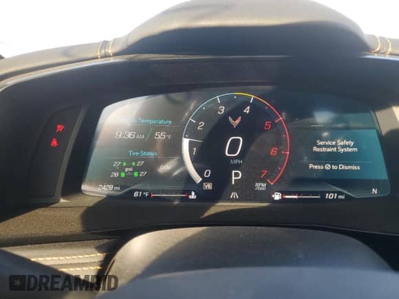 2024 Chevrolet Corvette 2LT с VIN 1G1YB2D40R5108276, выставлен на аукционе Copart как лот 76788944 с пробегом 2 429 миль миль и Чистый • Clean title. История ставок и продаж доступна на DreamBid. Изображение 9.