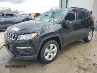 2021 Jeep Compass Latitude z VIN 3C4NJCBB8MT505649, wystawiony jako Copart lot #56629365 z przebiegiem Nie podano mil oraz Czysty tytuł • Clean title. Historia ofert i sprzedaży dostępna na DreamBid. Obrazek 1.