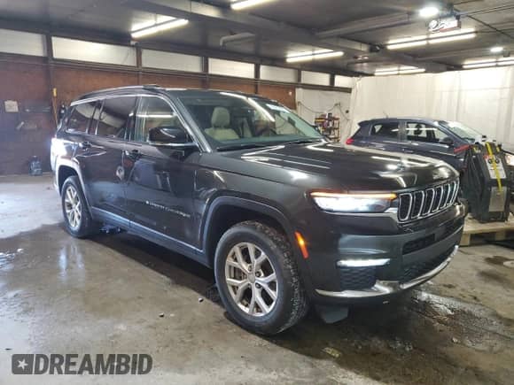 2022 Jeep Grand Cherokee Limited with VIN 1C4RJKBG8N8578835, listed as a Copart auction lot 68953205 with 131,660 mi miles and Salvage title. Bid and sale history available at DreamBid. Image 4.