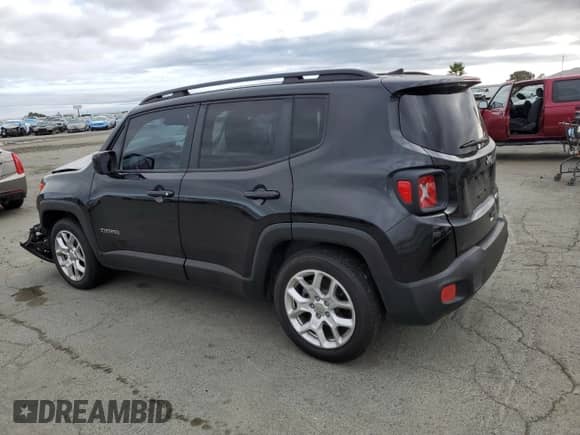 2018 Jeep Renegade Latitude with VIN ZACCJABB2JPH97457, listed as a Copart auction lot 84994015 with 60,121 mi miles and Salvage title. Bid and sale history available at DreamBid. Image 2.