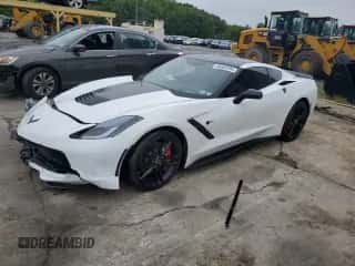 2015 Chevrolet Corvette Z51 2LT z VIN 1G1YK2D74F5118136, wystawiony jako Copart lot #66483294 z przebiegiem 47 256 mil mil oraz Szkoda całkowita • Salvage title. Historia ofert i sprzedaży dostępna na DreamBid. Obrazek 1.