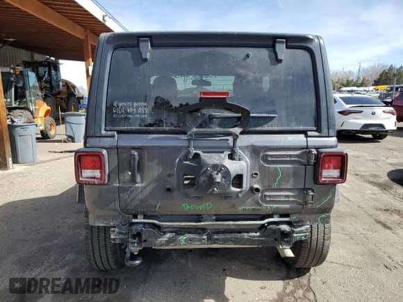 2022 Jeep Wrangler Sport S с VIN 1C4GJXAG7NW203889, выставлен на аукционе Copart как лот 46301355 с пробегом 49 071 миль миль и Списание • Salvage title. История ставок и продаж доступна на DreamBid. Изображение 6.