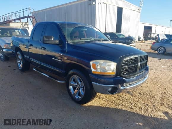 2006 Dodge 1500 SLT with VIN 1D7HA18246J110229, listed as a IAAI auction lot 43264591 with 234,651 mi miles and . Bid and sale history available at DreamBid. Image 1.