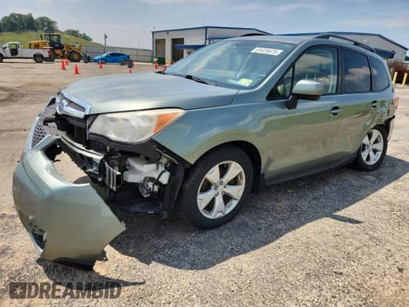 2014 Subaru Forester Premium with VIN JF2SJACC2EG487641, listed as a Copart auction lot 65424675 with 136,495 mi miles and Non repairable. Bid and sale history available at DreamBid. Image 1.