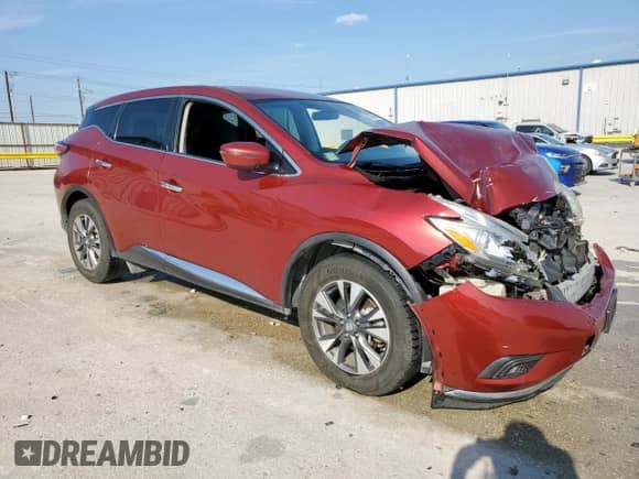 2017 Nissan Murano S with VIN 5N1AZ2MG6HN127584, listed as a Copart auction lot 80360485 with 152,766 mi miles and Salvage title. Bid and sale history available at DreamBid. Image 4.