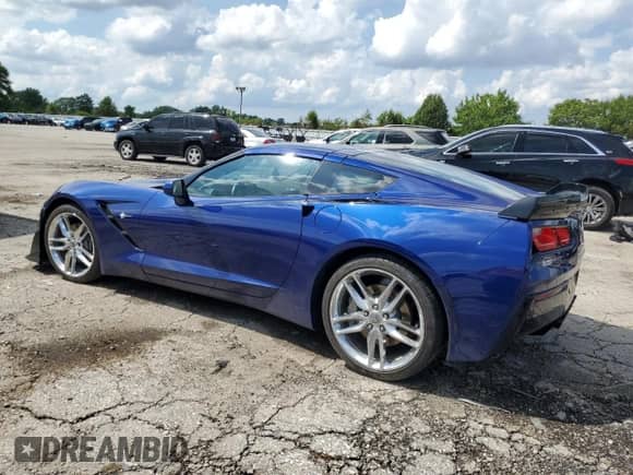 2018 Chevrolet Corvette 1LT z VIN 1G1YB2D71J5101304, wystawiony jako Copart lot #64111735 z przebiegiem Nie podano mil oraz Szkoda całkowita • Salvage title. Historia ofert i sprzedaży dostępna na DreamBid. Obrazek 2.