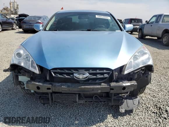2012 Hyundai Genesis Coupe Premium with VIN KMHHT6KD3CU068329, listed as a Copart auction lot 59054935 with 164,311 mi miles and Salvage title. Bid and sale history available at DreamBid. Image 5.