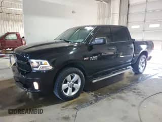 2013 Ram 1500 Express with VIN 1C6RR7KT5DS719551, listed as a Copart auction lot 80252185 with 184,616 mi miles and Salvage title. Bid and sale history available at DreamBid. Image 1.