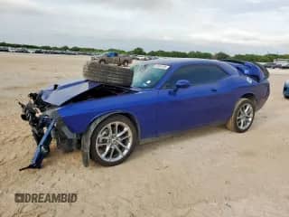 2022 Dodge Challenger GT with VIN 2C3CDZKG4NH192403, listed as a Copart auction lot 63394105 with Not provided miles and Salvage title. Bid and sale history available at DreamBid. Image 1.