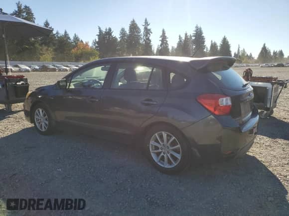 2014 Subaru Impreza Premium with VIN JF1GPAC6XE8260498, listed as a Copart auction lot 85538035 with 83,171 mi miles and Salvage title. Bid and sale history available at DreamBid. Image 2.