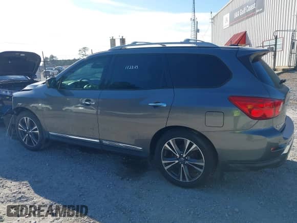 2018 Nissan Pathfinder S with VIN 5N1DR2MNXJC665900, listed as a IAAI auction lot 41496498 with 112,263 mi miles and . Bid and sale history available at DreamBid. Image 15.