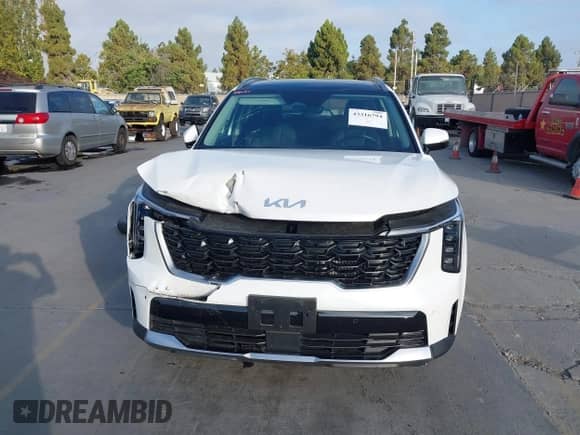 2025 Kia Sorento EX with VIN KNDRJDJH1S5390113, listed as a IAAI auction lot 43316794 with 10,163 mi miles and . Bid and sale history available at DreamBid. Image 12.