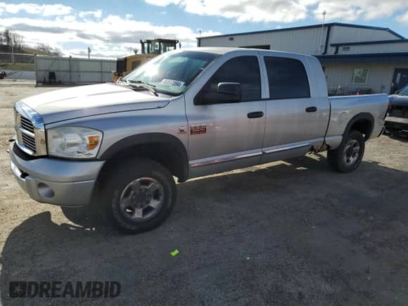 2007 Dodge 2500 Laramie with VIN 3D3KS29A87G843998, listed as a Copart auction lot 80517894 with 305,537 mi miles and Clean title. Bid and sale history available at DreamBid. Image 1.