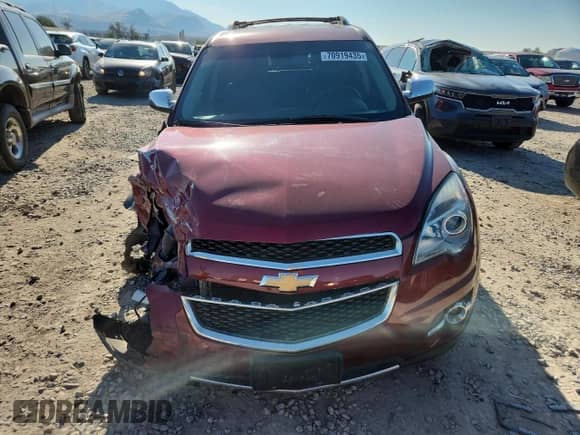 2011 Chevrolet Equinox LTZ with VIN 2CNFLGE55B6252220, listed as a Copart auction lot 70919435 with 137,323 mi miles and Salvage title. Bid and sale history available at DreamBid. Image 5.