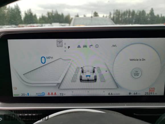 2023 Hyundai Ioniq 6 SE с VIN KMHM24ACXPA023264, выставлен на аукционе Copart как лот 69867204 с пробегом 25 391 миль миль и Списание • Salvage title. История ставок и продаж доступна на DreamBid. Изображение 9.