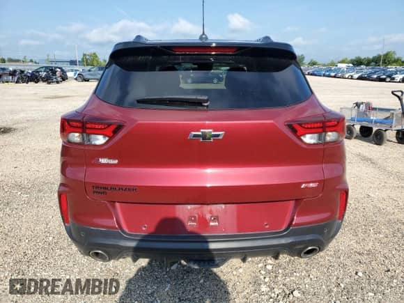 2022 Chevrolet TrailBlazer RS with VIN KL79MUSL7NB040532, listed as a Copart auction lot 63652425 with 36,978 mi miles and Salvage title. Bid and sale history available at DreamBid. Image 6.