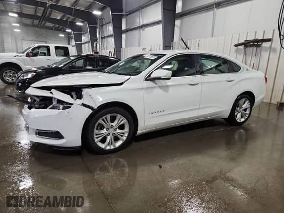 2014 Chevrolet Impala LT с VIN 2G1125S3XE9197042, выставлен на аукционе Copart как лот 80245525 с пробегом 85 424 миль миль и Списание • Salvage title. История ставок и продаж доступна на DreamBid. Изображение 1.