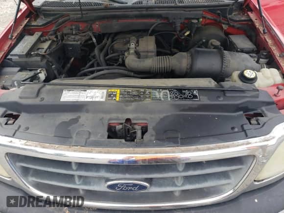 2001 Ford F-150 XL z VIN 1FTZX17241NB68387, wystawiony jako Copart lot #60564185 z przebiegiem 204 263 mil mil oraz Czysty tytuł • Clean title. Historia ofert i sprzedaży dostępna na DreamBid. Obrazek 11.