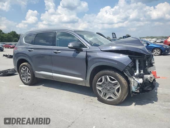 2021 Hyundai Santa Fe Limited with VIN KM8S5DA14MU002918, listed as a Copart auction lot 62723985 with 67,509 mi miles and Salvage title. Bid and sale history available at DreamBid. Image 4.