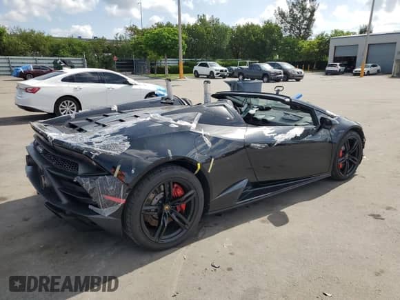 2020 Lamborghini Huracan с VIN ZHWUT5ZF6LLA15581, выставлен на аукционе Copart как лот 59759395 с пробегом Не указан миль и Списание • Salvage title. История ставок и продаж доступна на DreamBid. Изображение 3.